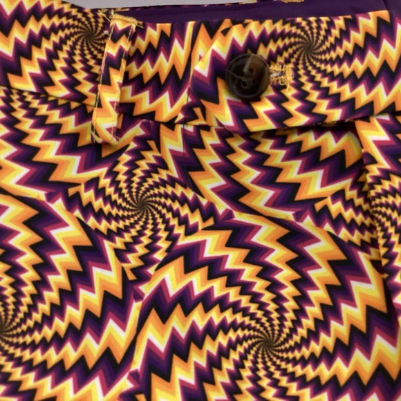 Shinesty illusion retro 60’s psychedelic Men’s Pants size 30 - Picture 4 of 9